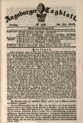 Augsburger Tagblatt Dienstag 30. Mai 1848