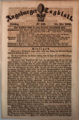 Augsburger Tagblatt Dienstag 15. Mai 1849