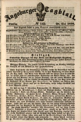 Augsburger Tagblatt Dienstag 28. Mai 1850