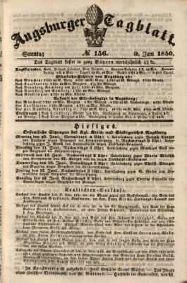 Augsburger Tagblatt Sonntag 9. Juni 1850