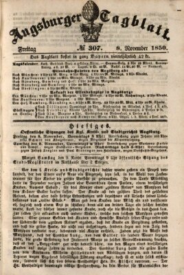 Augsburger Tagblatt Freitag 8. November 1850