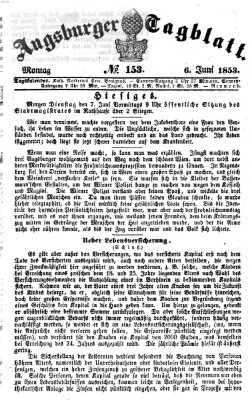 Augsburger Tagblatt Montag 6. Juni 1853