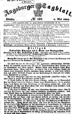 Augsburger Tagblatt Dienstag 9. Mai 1854
