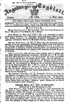 Augsburger Tagblatt Freitag 4. Mai 1855