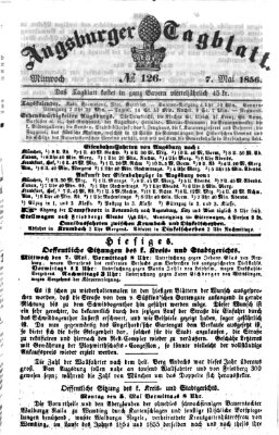 Augsburger Tagblatt Mittwoch 7. Mai 1856