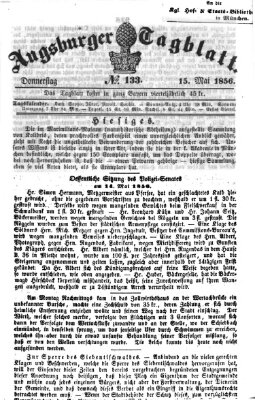 Augsburger Tagblatt Donnerstag 15. Mai 1856