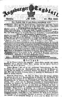 Augsburger Tagblatt Samstag 31. Mai 1856