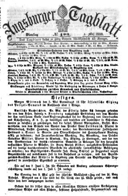 Augsburger Tagblatt Dienstag 4. Mai 1858