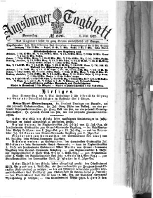 Augsburger Tagblatt Donnerstag 8. Mai 1862