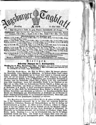 Augsburger Tagblatt Samstag 10. Mai 1862