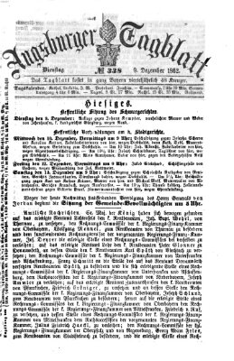 Augsburger Tagblatt Dienstag 9. Dezember 1862