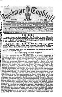 Augsburger Tagblatt Sonntag 10. Mai 1863