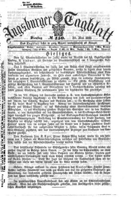 Augsburger Tagblatt Dienstag 30. Mai 1865