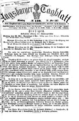 Augsburger Tagblatt Montag 20. Mai 1867