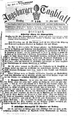 Augsburger Tagblatt Dienstag 28. Mai 1867