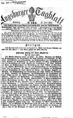Augsburger Tagblatt Sonntag 16. Juni 1867