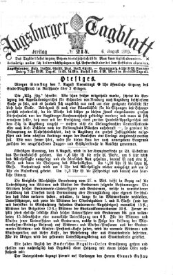 Augsburger Tagblatt Freitag 6. August 1869