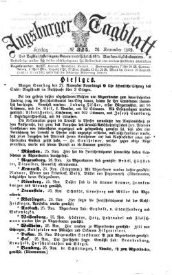 Augsburger Tagblatt Freitag 26. November 1869