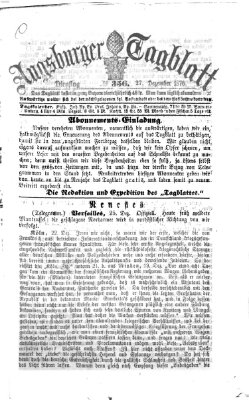 Augsburger Tagblatt Dienstag 27. Dezember 1870
