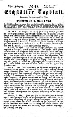 Eichstätter Tagblatt Mittwoch 6. Mai 1863