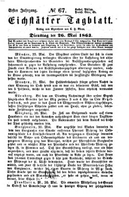 Eichstätter Tagblatt Dienstag 26. Mai 1863