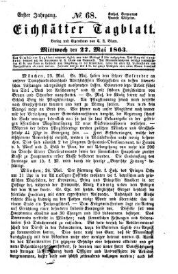 Eichstätter Tagblatt Mittwoch 27. Mai 1863