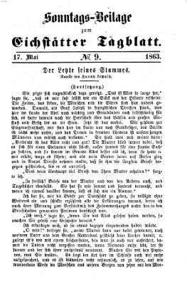 Eichstätter Tagblatt Sonntag 17. Mai 1863