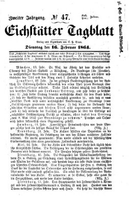 Eichstätter Tagblatt Dienstag 16. Februar 1864