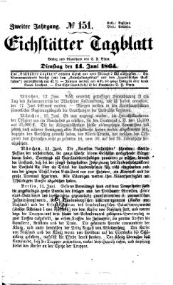 Eichstätter Tagblatt Dienstag 14. Juni 1864