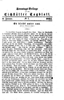 Eichstätter Tagblatt Sonntag 3. Januar 1864