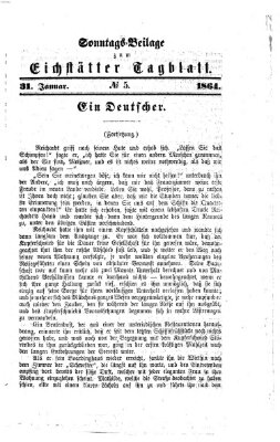 Eichstätter Tagblatt Sonntag 31. Januar 1864