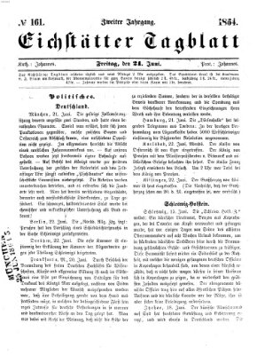 Eichstätter Tagblatt Freitag 24. Juni 1864