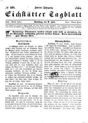 Eichstätter Tagblatt Samstag 2. Juli 1864
