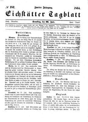 Eichstätter Tagblatt Samstag 16. Juli 1864