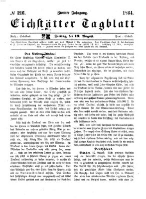 Eichstätter Tagblatt Freitag 19. August 1864