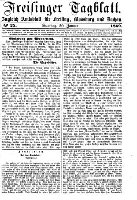 Freisinger Tagblatt (Freisinger Wochenblatt) Samstag 30. Januar 1869