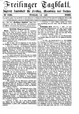 Freisinger Tagblatt (Freisinger Wochenblatt) Mittwoch 14. Juli 1869