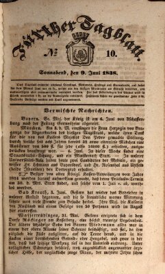Fürther Tagblatt Samstag 9. Juni 1838