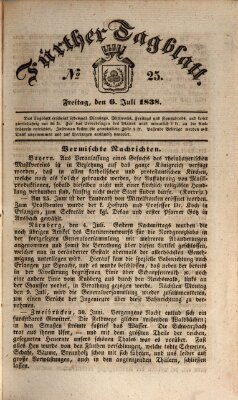 Fürther Tagblatt Freitag 6. Juli 1838