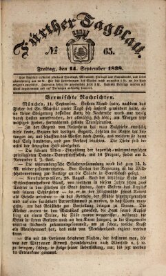 Fürther Tagblatt Freitag 14. September 1838