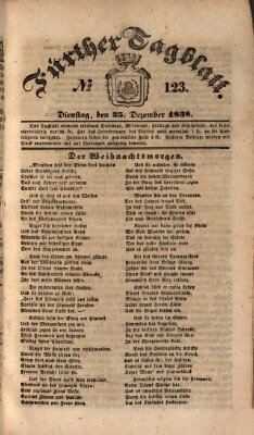 Fürther Tagblatt Dienstag 25. Dezember 1838