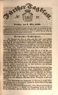 Fürther Tagblatt Dienstag 5. März 1839
