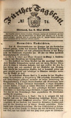 Fürther Tagblatt Mittwoch 8. Mai 1839