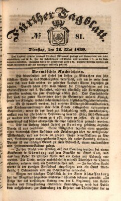 Fürther Tagblatt Dienstag 21. Mai 1839