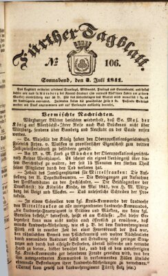 Fürther Tagblatt Samstag 3. Juli 1841