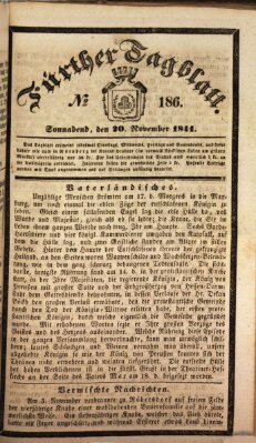 Fürther Tagblatt Samstag 20. November 1841