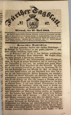 Fürther Tagblatt Mittwoch 27. April 1842