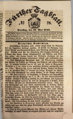 Fürther Tagblatt Dienstag 17. Mai 1842