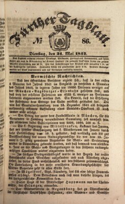 Fürther Tagblatt Dienstag 31. Mai 1842