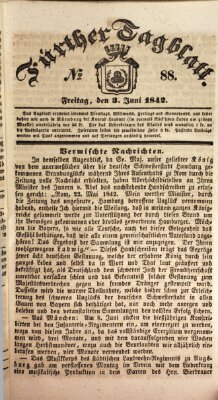 Fürther Tagblatt Freitag 3. Juni 1842